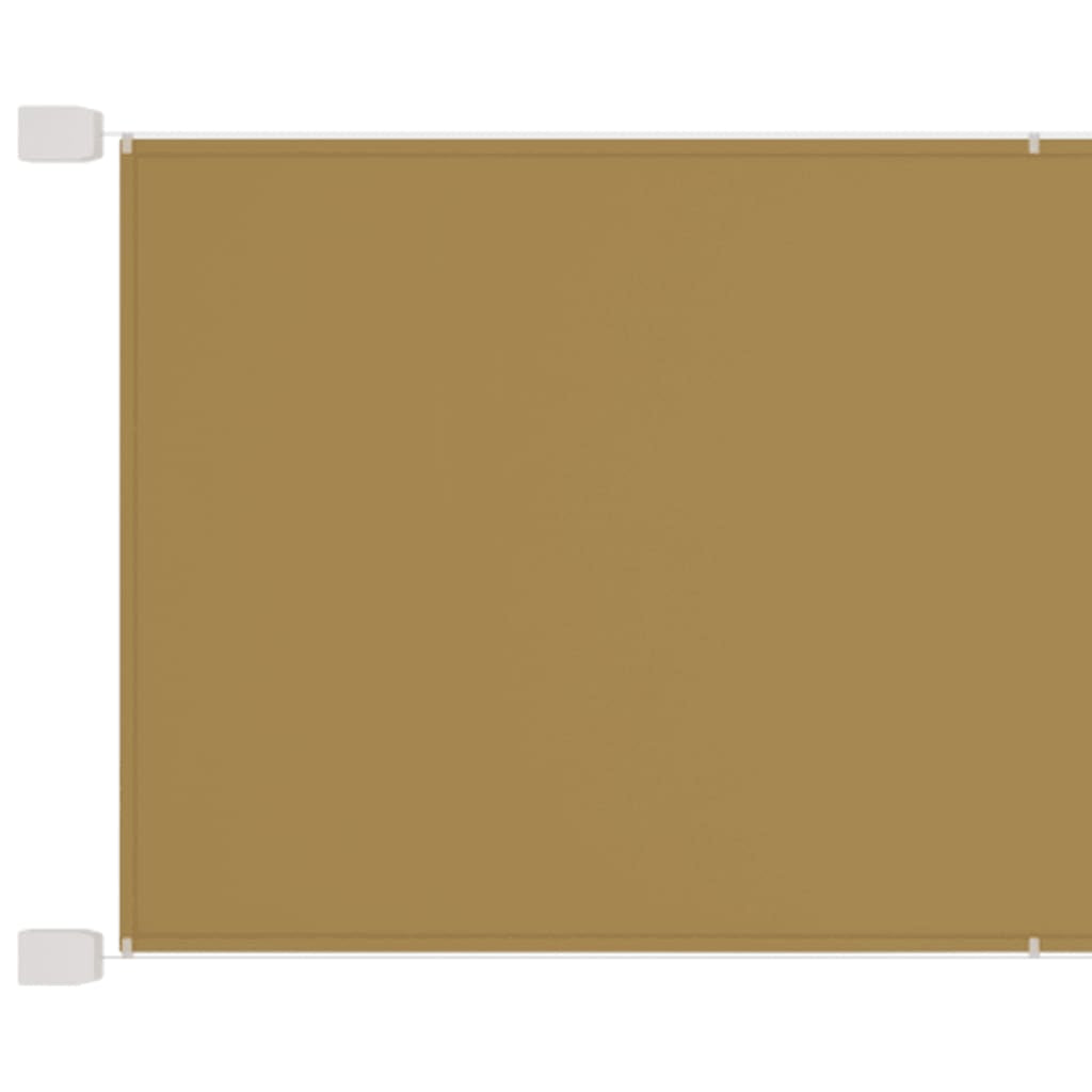 Vidaxl Toldo Vertical Beige 250x270 Cm Tela Oxford_0