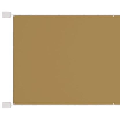 Vidaxl Toldo Vertical Beige 250x270 Cm Tela Oxford_0