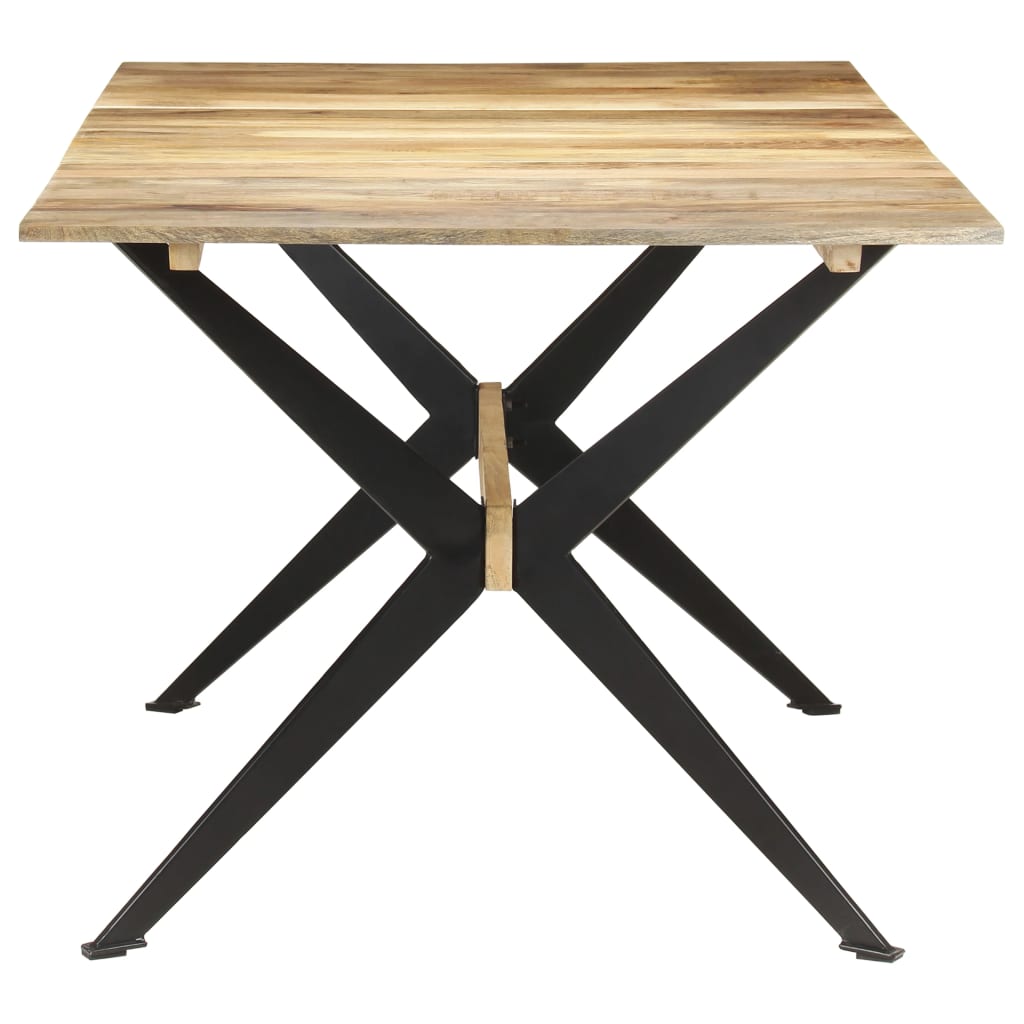 Mesa De Comedor De Madera Maciza De Mango 180x90x76 Cm_1