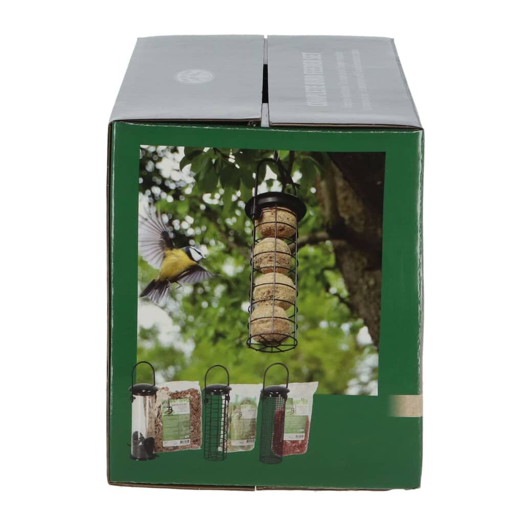 Esschert Design Juego Completo De Comederos Para Pájaros 3 Piezas S_4