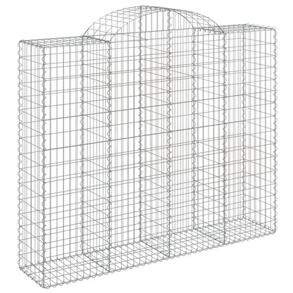 Cestas De Gaviones 8 Uds Forma De Arco Hierro 200x50x160/180 Cm_2