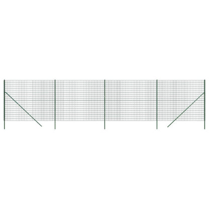 Cerca De Alambre De Acero Galvanizado Verde 1,6x10 M / Vetonek_0