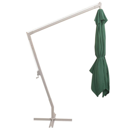 Vidaxl Sombrilla Colgante Con Palo De Aluminio Verde 300x300 Cm_3