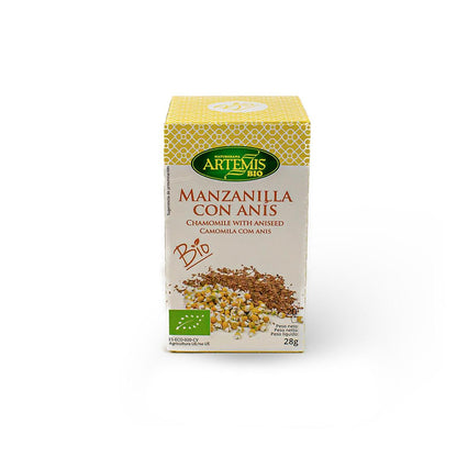 Manzanilla con Anís Artemis, 20 filtros.