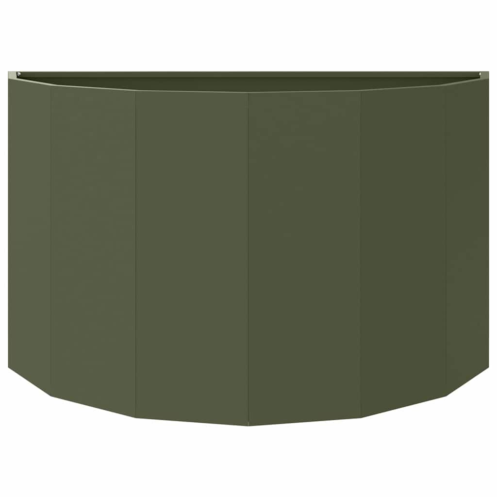 Jardinera Verde Oliva 90 X 45 X 50 Cm Acero_4