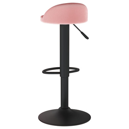 Taburetes De Cocina 2 Unidades Terciopelo Rosa_4