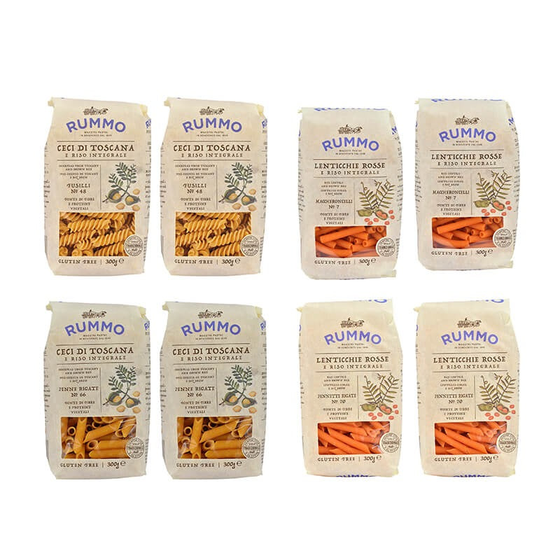 Pack Nº4 Selección Pastas SIN Gluten Rummo 2.4kg