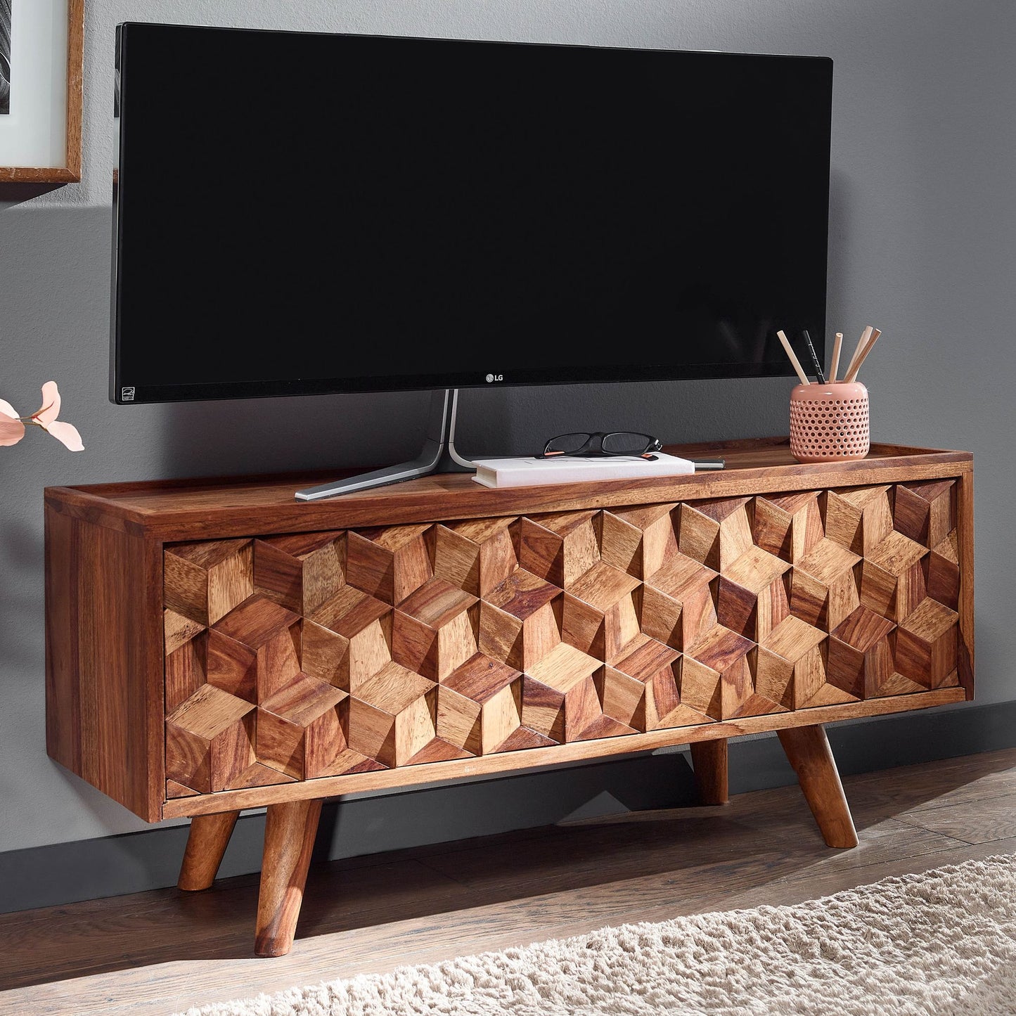 Mueble De Tv Compacto Y Versátil Modelo Wl6.558_1