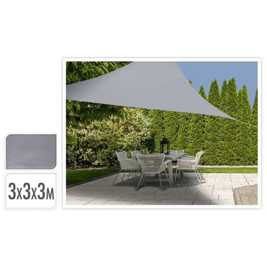 Progarden Toldo De Tela Triangular Gris 3x3x3 M_0