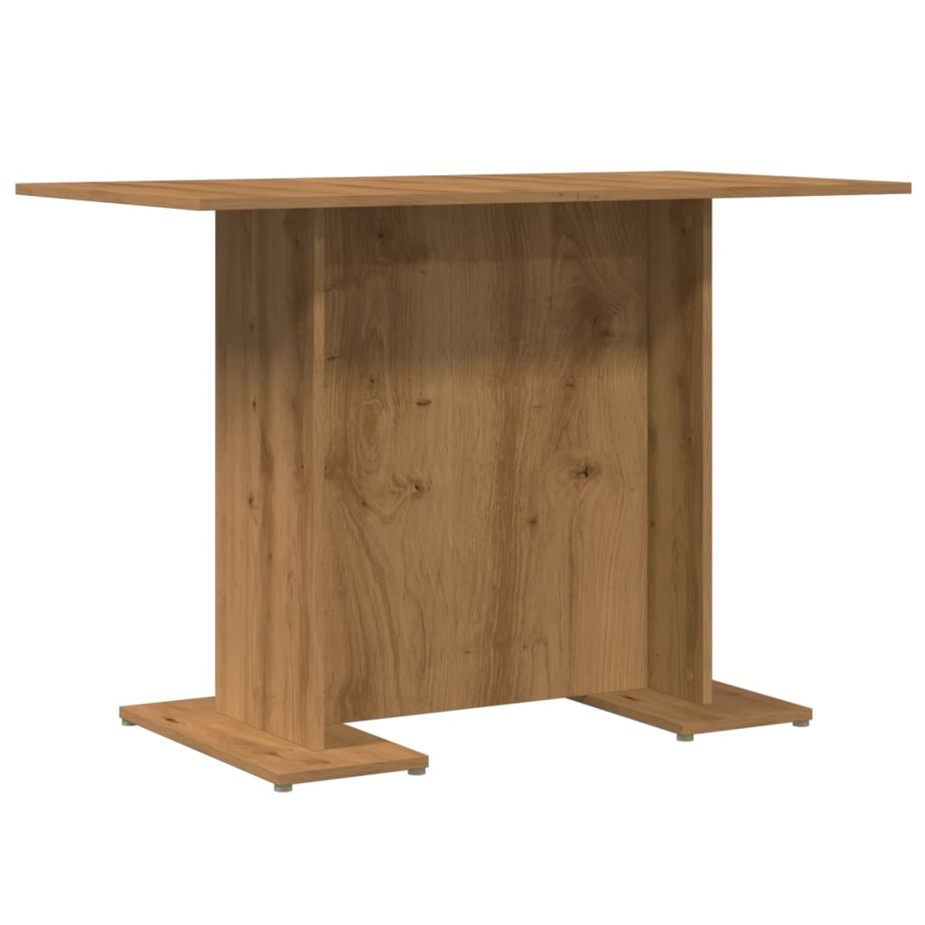 Mesa De Comedor Madera Ingeniería Roble Artisan 110x60x75 Cm_0