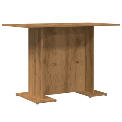 Mesa De Comedor Madera Ingeniería Roble Artisan 110x60x75 Cm_0