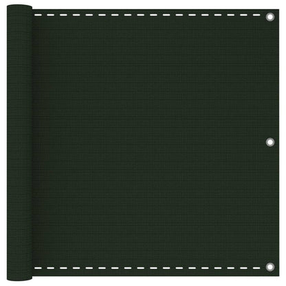 Vidaxl Toldo Para Balcón Hdpe Verde Oscuro 90x400 Cm_0