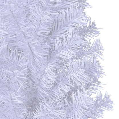 Vidaxl Árbol De Navidad Artificial Con Ramas Gruesas Pvc Blanco 120 Cm_4