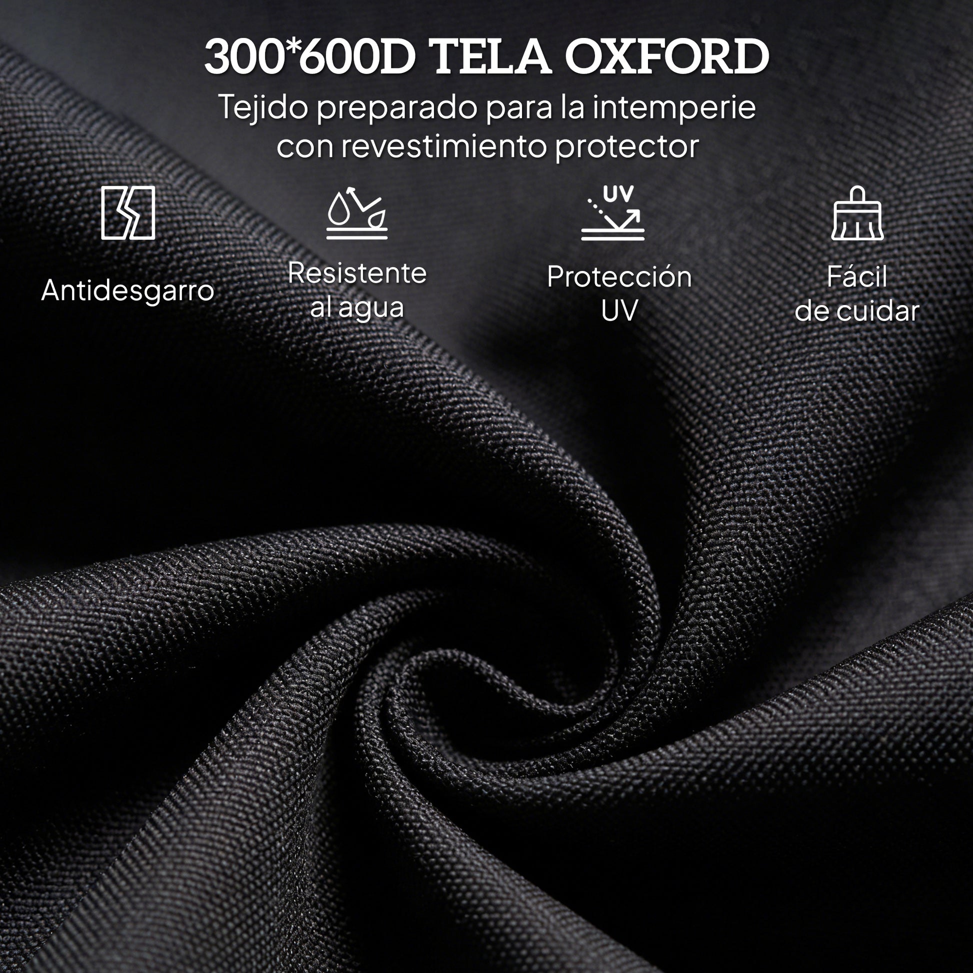 Outsunny Tumbona Plegable Reclinable Ajustable De 5 Posiciones 188x56x28cm Negro_4