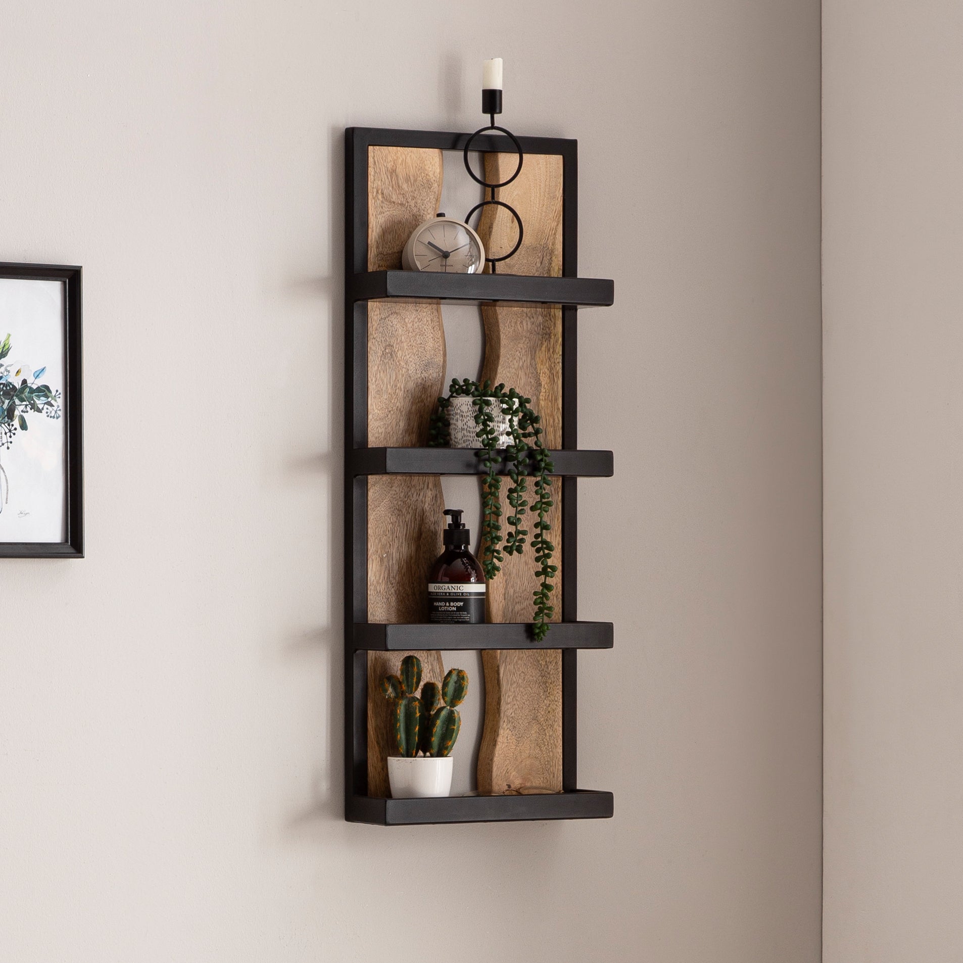 Estante De Pared 30x80x10 Cm_1