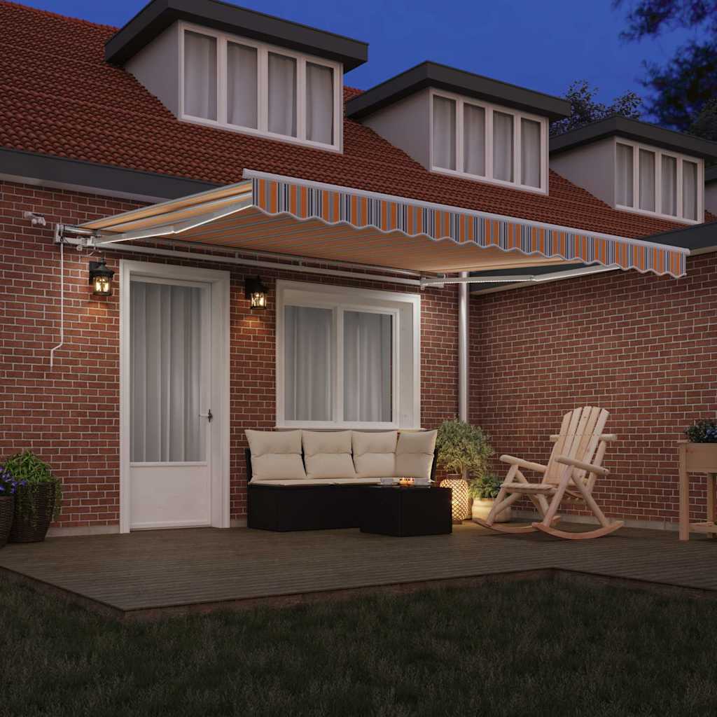 Toldo Retráctil Multicolor 400 X 300 Cm Poliéster_2