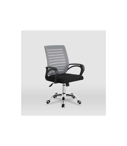 Silla Despacho Giratoria Emma Tapizada En Tejido Transpirable Gris, 92/102cm(alto) 61cm(an_4