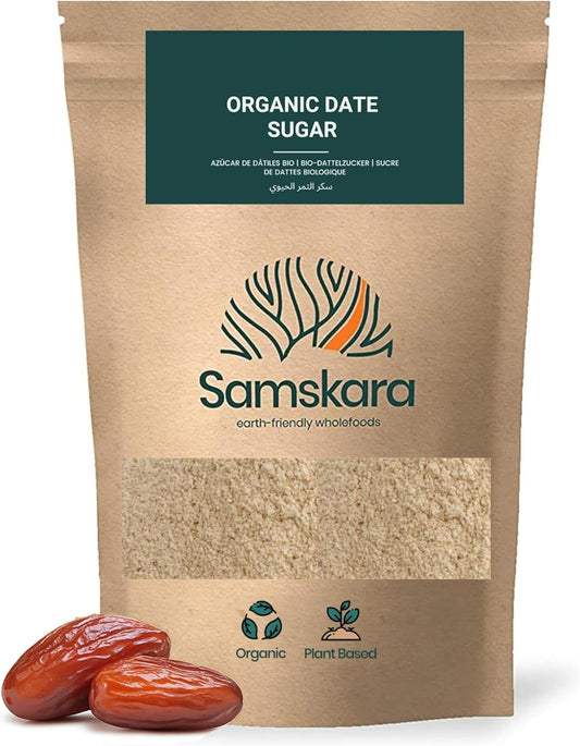 Azúcar De Dátil Bio - 500g | Superalimento Ecológico Vegano Para Batidos, Smoothies Y Zumos, Sin Azúcares Añadidos_0