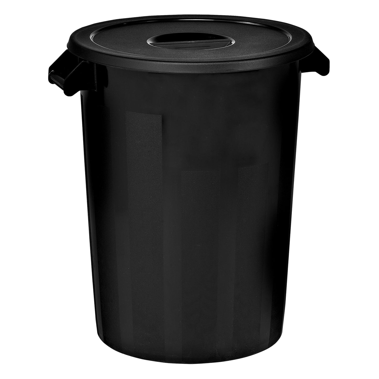 Cubo Industrial 100 Litros. Negro + 3x Bolsas De Basura De 10 Unidades