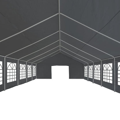 Vidaxl Carpa Para Fiestas Pe Gris 6x12 M_3