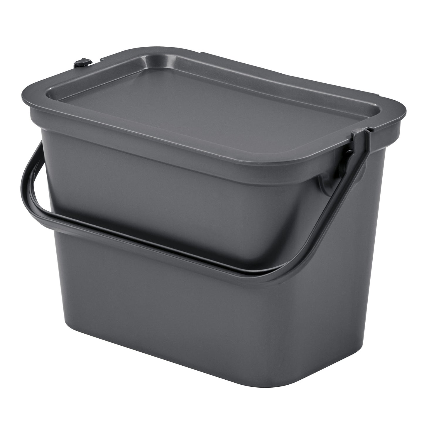 Set De 4 Papeleras moda 5l/10l/25l/40l Grafito Con Asa_5