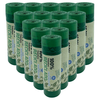 300 Bolsas De Basura Fabricadas Con Materiales Reciclados, Con Autocierre, 30l Capacidad Cada Una_0