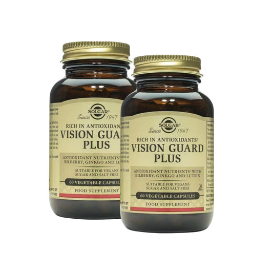 Pack 2x Vision Guard Plus Solgar, 60 cápsulas vegetales