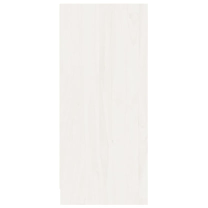 Aparador Madera Maciza De Pino Blanco 70x33x76 Cm / Vetonek_3