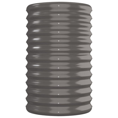 Jardinera Arriate Acero Galvanizado Gris 260x40x68 Cm_3