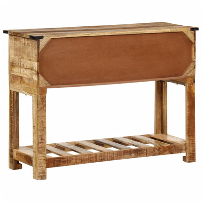 Mesa Consola De Madera Maciza De Mango 100x35x75 Cm_3