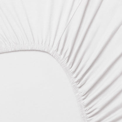 Sábana Bajera 90x200cm Blanca 100% Algodón 180tc. Elegancia Con Logo Bordado.