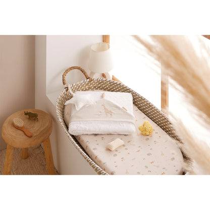 Nairobi Sábana Bajera Ajustable Punto Algodón Capazo