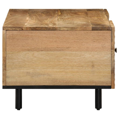 Mesa De Centro De Madera Maciza Mango 100x54x40 Cm_4