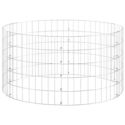 Poste Circular De Gaviones Acero Galvanizado Ø100x50 Cm / Vetonek_0