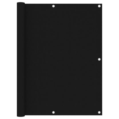Vidaxl Toldo Para Balcón De Tela Oxford Negro 120x600 Cm_0
