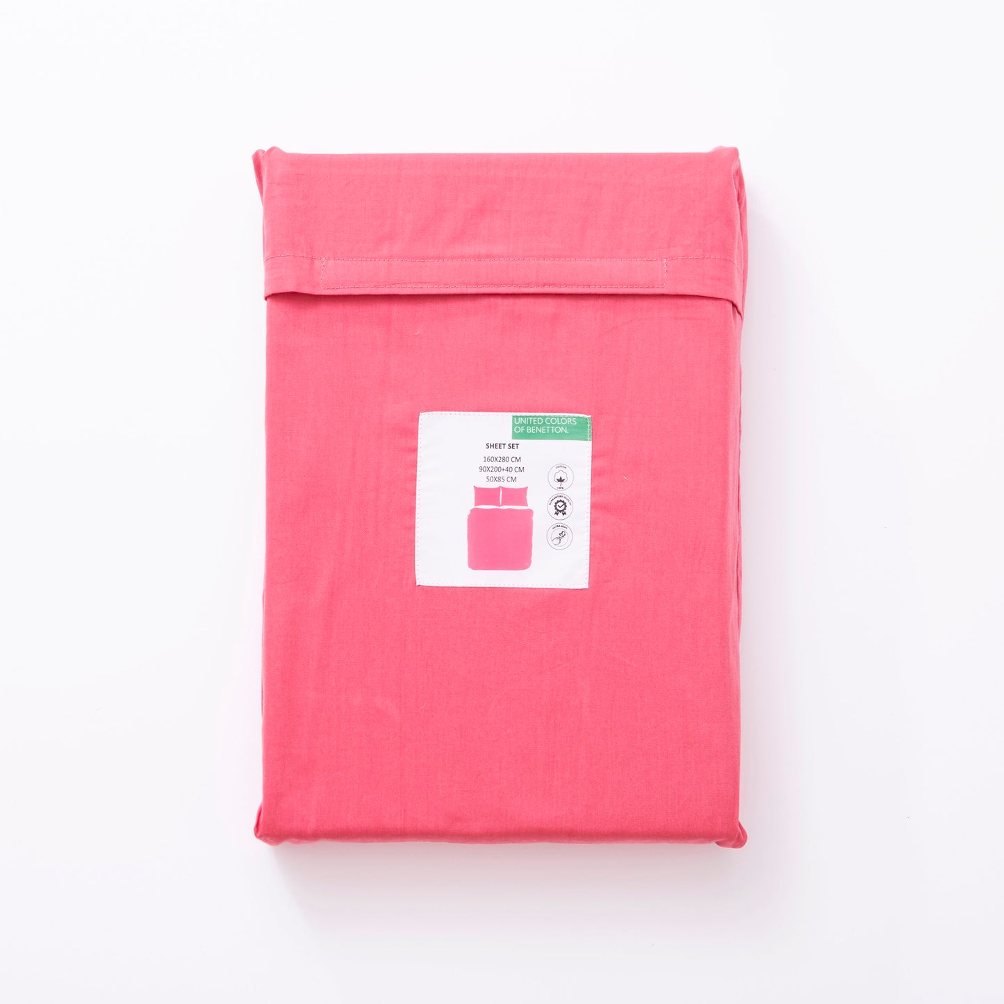 Set 4pzs Sabana Doble: Sabana Plana (240x240cm C/ Dobladillo Simple 5cm) + Sabana Bajera (160x200+30cm Flap) + 2 Funda De Almohada (50x80cm) 100% Alg