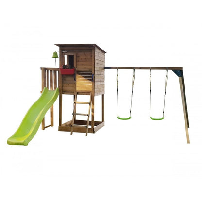 Parque Infantil Masgames Taga L Con Columpio Sin Pared De Escalada._0