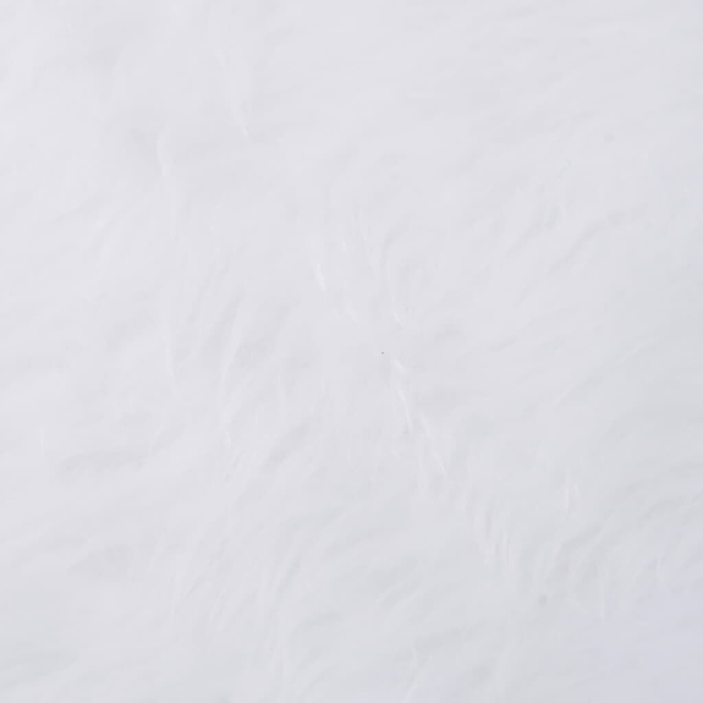 Vidaxl Falda Para Árbol De Navidad Blanca De 122 Cm De Piel Sintética_4