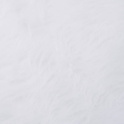 Vidaxl Falda Para Árbol De Navidad Blanca De 122 Cm De Piel Sintética_4