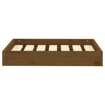 Vidaxl Cama Para Perros Madera Maciza Pino Marrón Miel 61,5x49x9 Cm_5