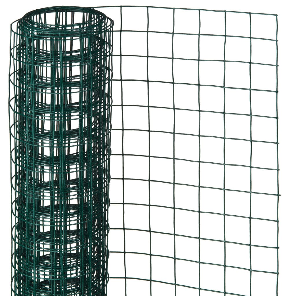 Nature Alambrada Cuadrada Acero Recubierto Plástico Verde 1x2,5 M 25mm / Vetonek_2