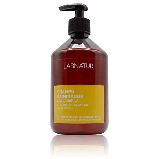 Champú Iluminador Camomila Labnatur | Brillo Y Suavidad Capilar | Cabellos Claros | Luminosidad Natural | 500 Ml_0