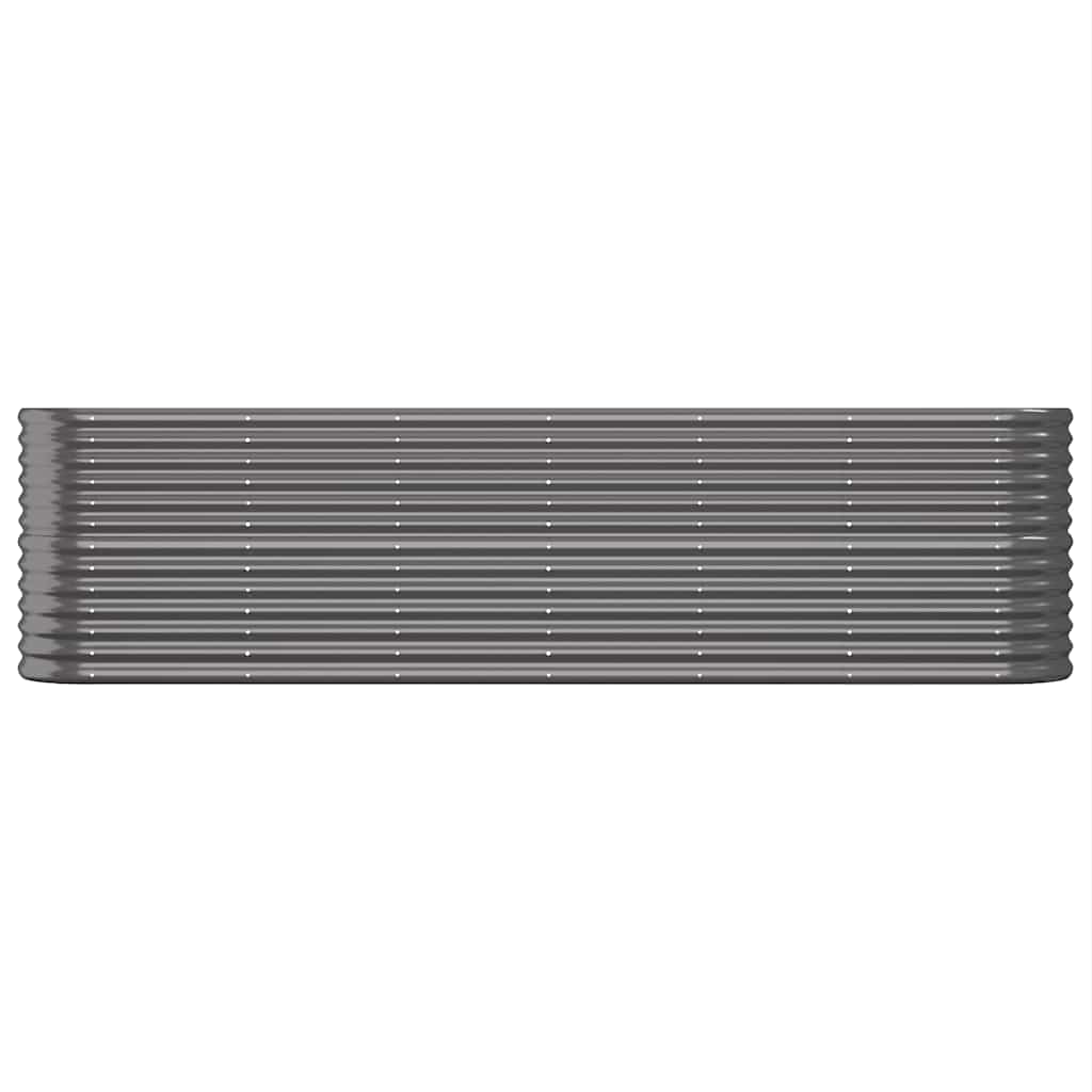 Jardinera Arriate Acero Galvanizado Antracita 260x40x68 Cm_2