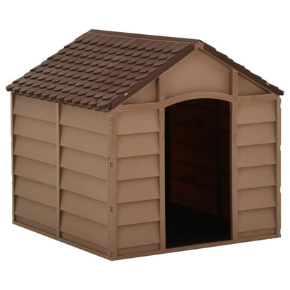 Caseta Para Perros Marrón Pp 71x71,5x68 Cm_1