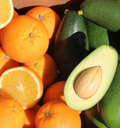 Caja 4kg Mix Aguacate Bacon Y Naranjas Valencianas