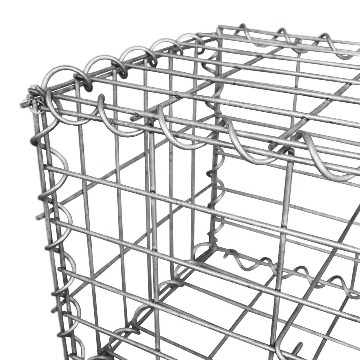 6 Cestas De Acero Galvanizado De Exterior Jaulas Para Decoración 100 X 95 X 30cm_3