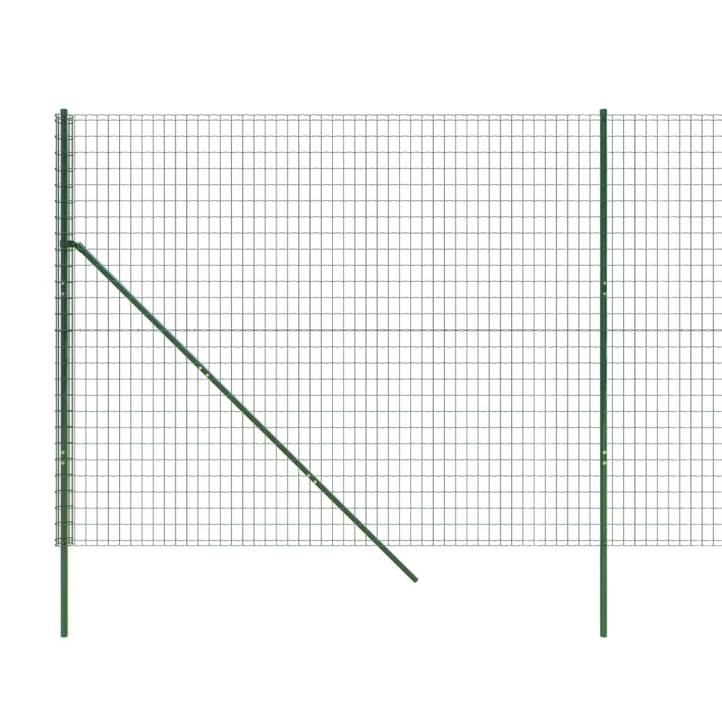 Cerca De Alambre De Acero Galvanizado Verde 1,4x10 M / Vetonek_1