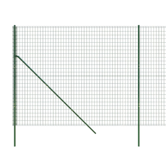 Cerca De Alambre De Acero Galvanizado Verde 2x25 M / Vetonek_0