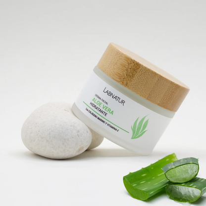 Crema Facial de Aloe Vera Labnatur 50 ml | Colágeno Marino y Vitamina E | Hidrata, Calma y Mejora la Elasticidad_1
