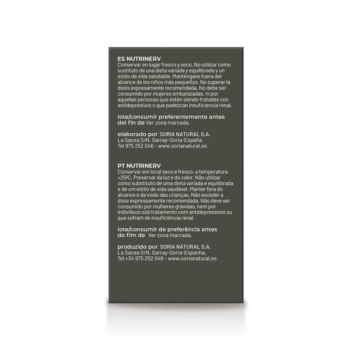 Nutrinerv, Soria Natural, 60 comprimidos